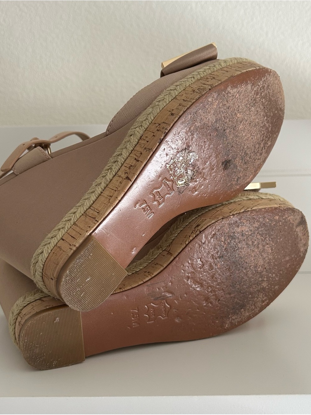 Tory Burch Penny Wedge Sandal (7.5) - Picture 7 of 9